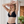 Sort bambus trekant BH med feminine detaljer