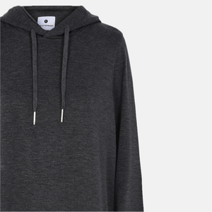 Grå bambus hoodie kjole fra JBS of Denmark