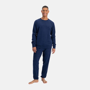 Blå bambus joggingsæt fra Bamboo Basics