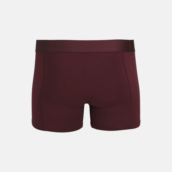 JACBASIC bambus underbukser 3 Pak i rød/navy/sort