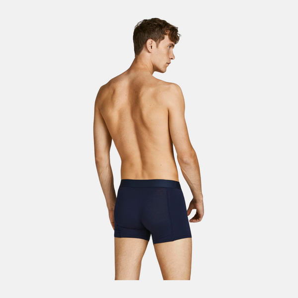 JACBASIC bambus underbukser 3 Pak i rød/navy/sort