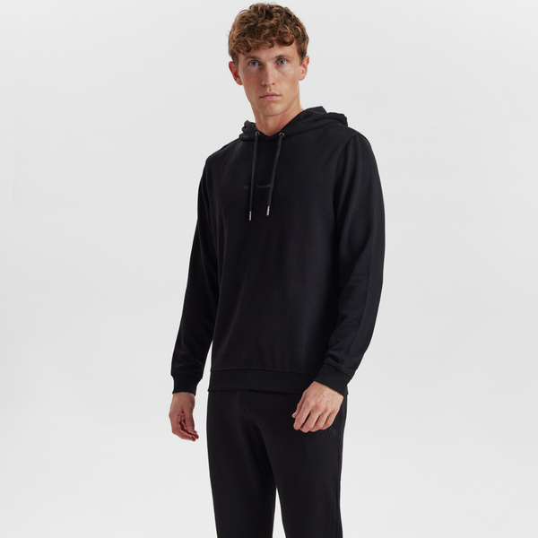 Sort badge bambus hoodie