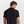 Sort pique bambus polo shirt