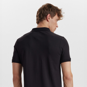 Sort bambus polo shirt