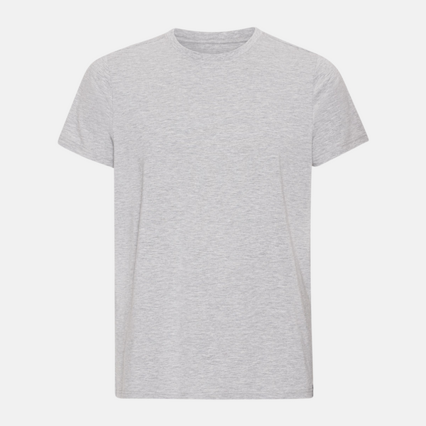 Lysegrå crew neck bambus T-shirt