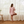 Rosa stribet bambus natshorts