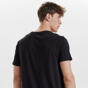 Sort bambus T-shirt fra Resteröds