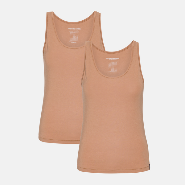 Tan Bambus Tank Top 2-Pak