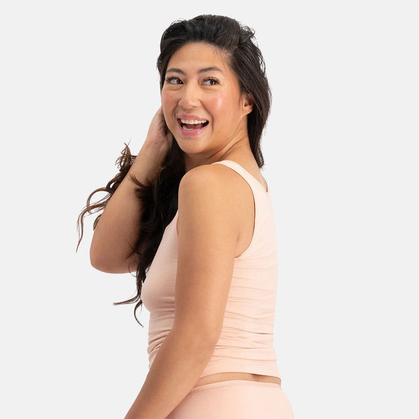 2 pak Rose bambus tank top