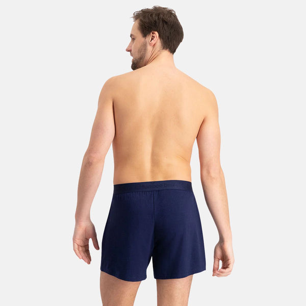 2 pak Blå bambus Boxershorts