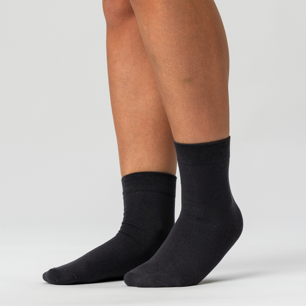 10 par bambus strømper low cut sort/navy