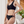 Sorte Bambus g-streng trusser med feminine detaljer