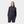 Indlæs billede i gallerifremviser, Mørkegrå bambus hoodie med logo
