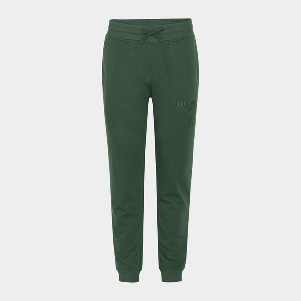 Grønt bambus hoodie joggingsæt med logo
