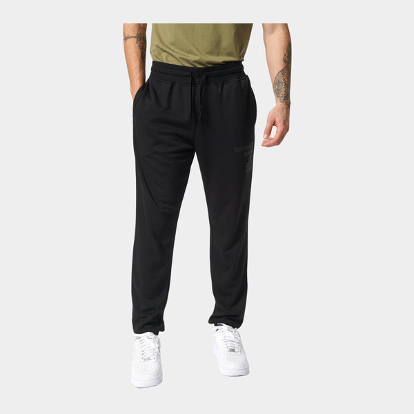 Sorte bambus sweatpants med logo