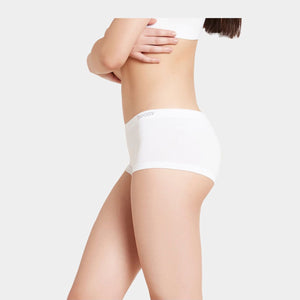 Hvide bambus hotpants    Boody