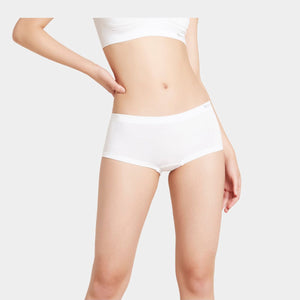 Hvide bambus hotpants    Boody