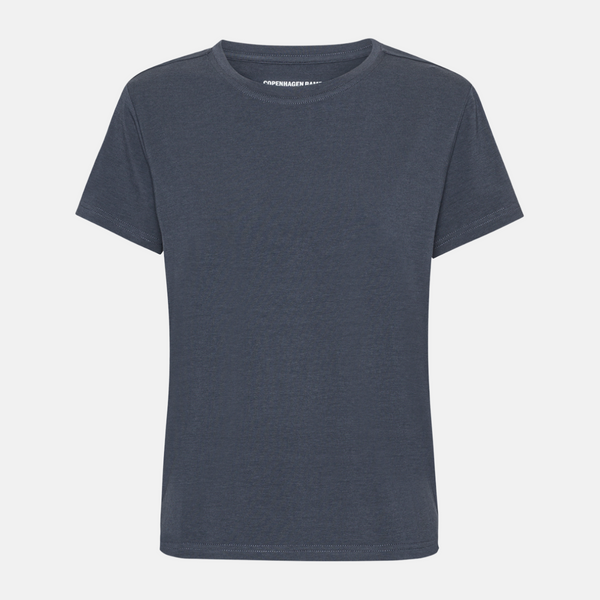 Mørkegrå kortærmet bambus t-shirt