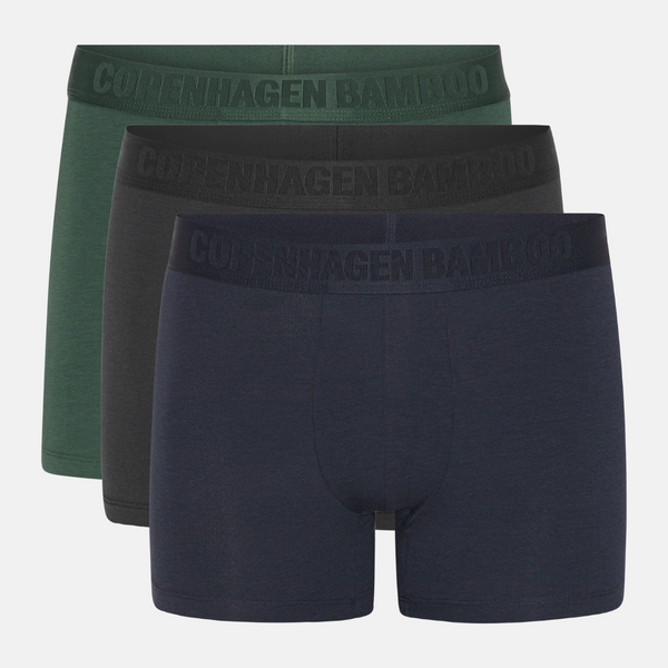 Bambus underbukser - 3 pak sort-army-navy