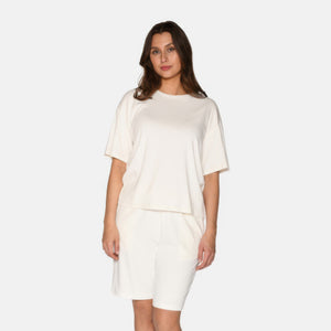 Hvid bambus T-shirt fra CCDK