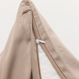 Bambus sengetøj taupe fra Nordic Weaving