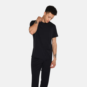 Sort bambus T-shirt fra Urban Quest