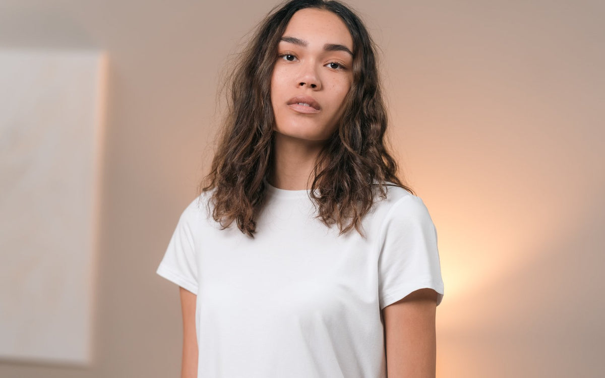 Bambus T-shirt til dame