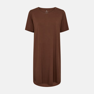 Brun bambus Big shirt fra JBS of Denmark