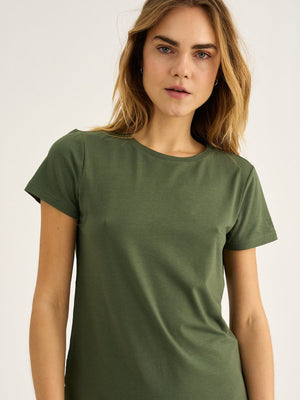 JBS of Denmark dame i grøn bambus T-shirt