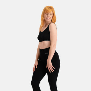 Sort bambus Leggings fra Bamboo Basics