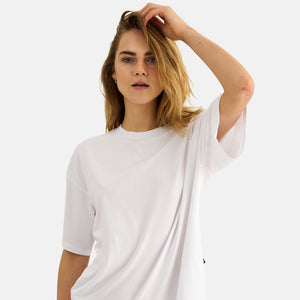 Hvid bambus oversize T-shirt fra JBS of Denmark