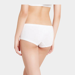 Hvide bambus hotpants    Boody