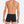 3 pak sort bambus underbukser fra Jack & Jones på model bagfra