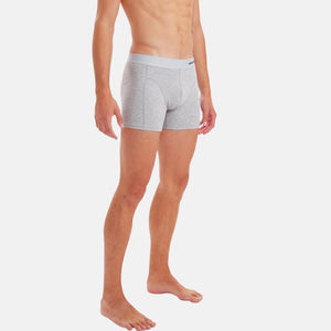 3 pak bambus underbukser i hvid/grå/sort fra Jack & Jones, gråt par på model skråt forfra