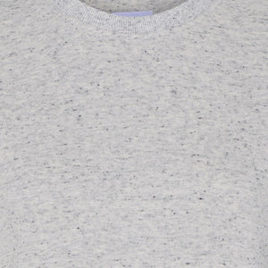 Lys grå melange bambus sweatshirt