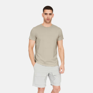 Lys Khaki  bambus T-shirt fra Resteröds
