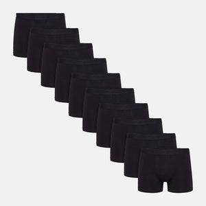 10 pak sort bambus underbukser