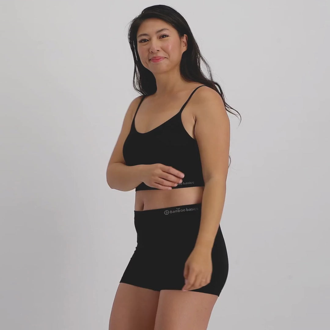 Sort bambus BH fra Bamboo Basics