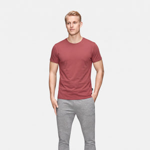 Rød bambus T-shirt fra JBS of Denmark