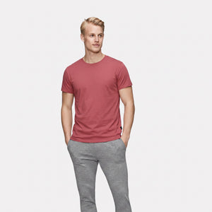 Rød bambus T-shirt fra JBS of Denmark