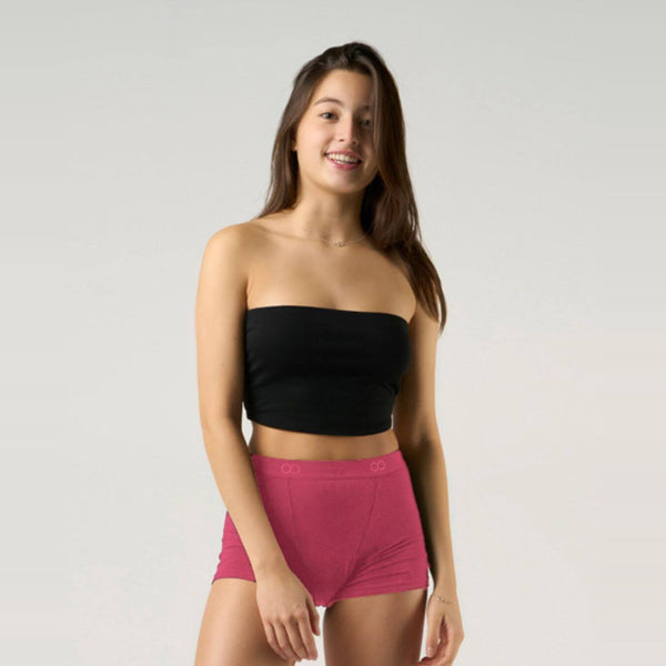 Super bambus menstruationstrusse i Ruby Pink