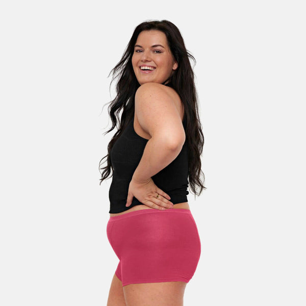 Super bambus menstruationstrusse i Ruby Pink