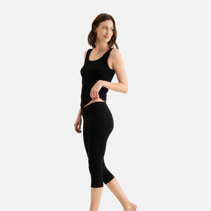 Sort bambus capri leggings   Decoy