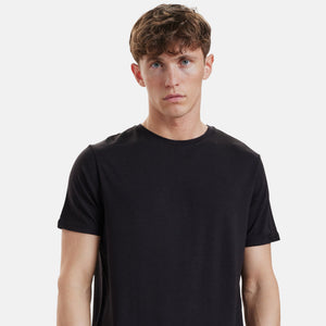 Sort bambus T-shirt fra Resteröds
