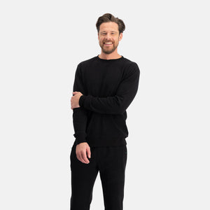 Sort bambus joggingsæt fra Bamboo Basics