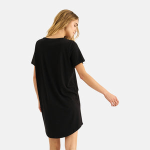 Sort bambus Big shirt fra JBS of Denmark