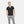 Sort bambus V-hals T-shirt fra JBS of Denmark