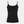 Sort bambus tank top tynd strop