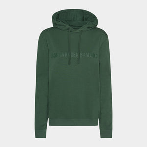 Grøn bambus hoodie med logo XS   Copenhagen Bamboo