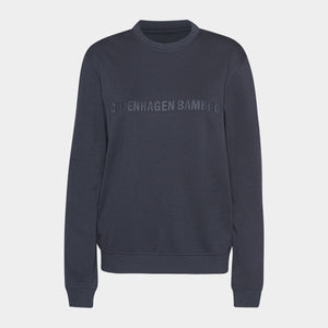 Mørkegrå bambus sweatshirt med logo XS   Copenhagen Bamboo